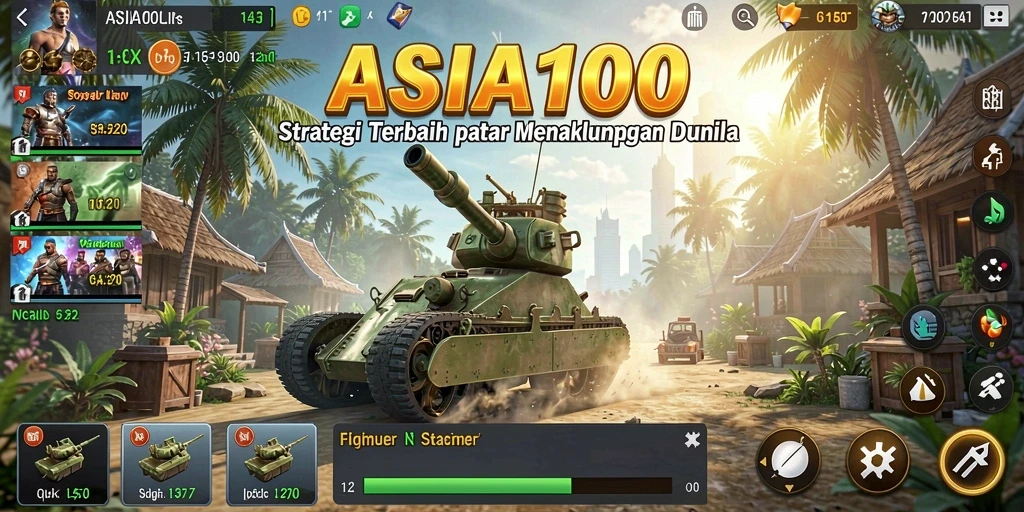Screenshot ASIA100 menampilkan pengalaman gameplay yang intens dan mendalam.