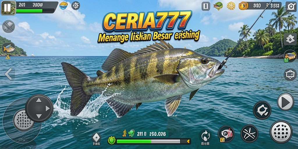 Tampilkan momen mendebarkan saat menangkap ikan besar di CERIA777.