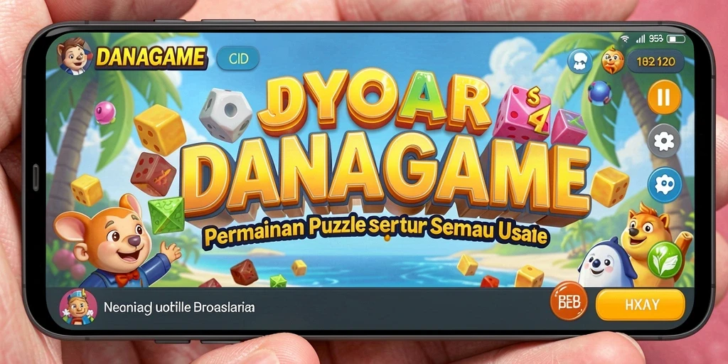 Tampilan gameplay seru dan menantang dari DANAGAME.
