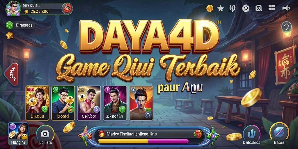 Screenshot gameplay QiuQiu di DAYA4D yang seru.