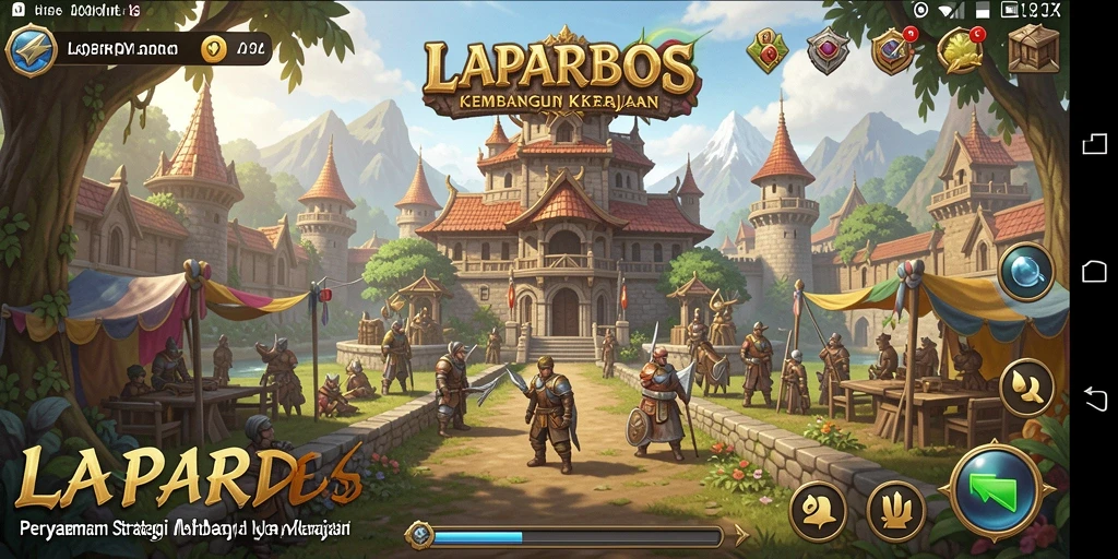 Tampilan gameplay LAPARBOS yang menarik dan interaktif.