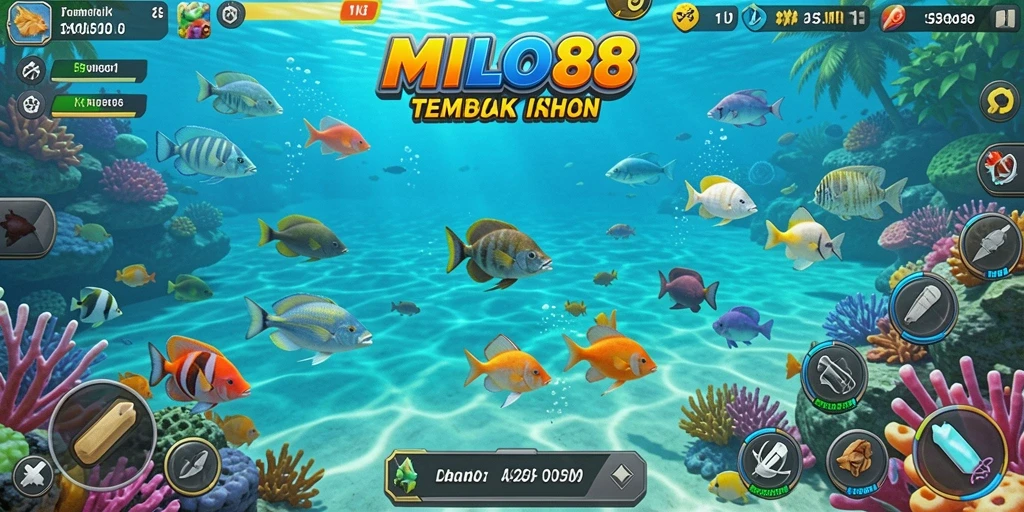 Gameplay seru Tembak Ikan di MILO88 dengan grafis yang menarik.