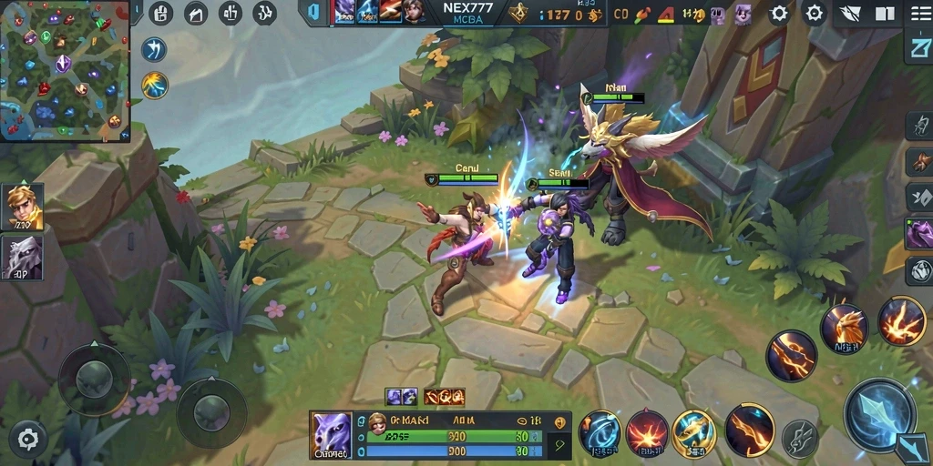 Tampilan gameplay NEX777 yang menantang dan seru.