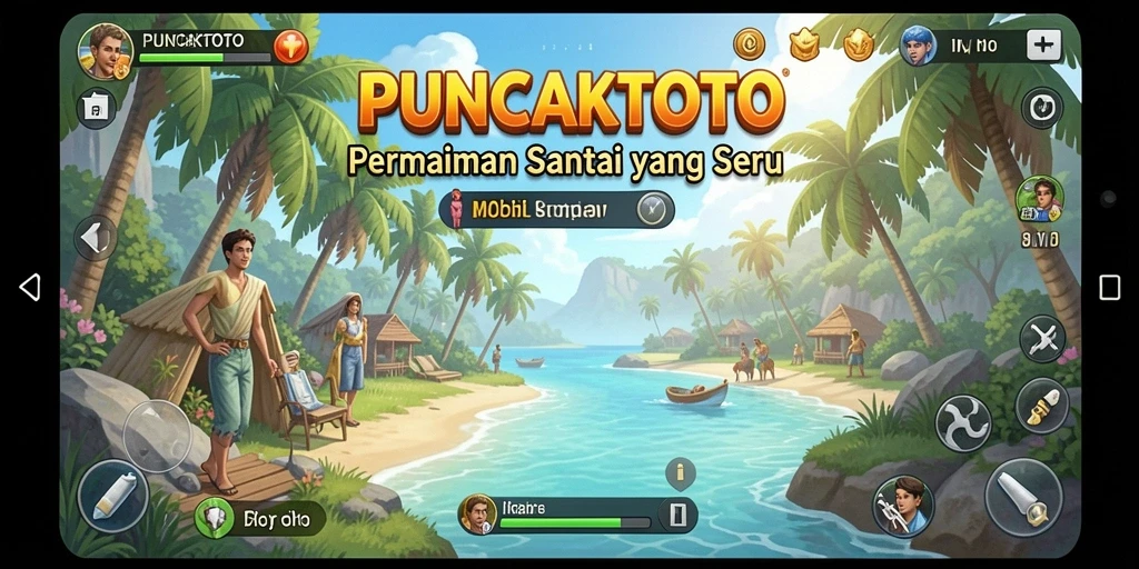 Tangkapan layar menunjukkan aksi seru dalam permainan Casual.