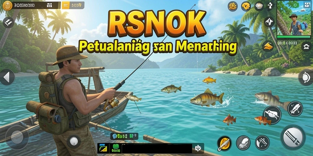 Gameplay mendebarkan saat menangkap ikan di RSNOK.