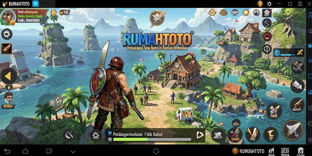 Tampilan gameplay yang menakjubkan di dunia terbuka RUMAHTOTO.