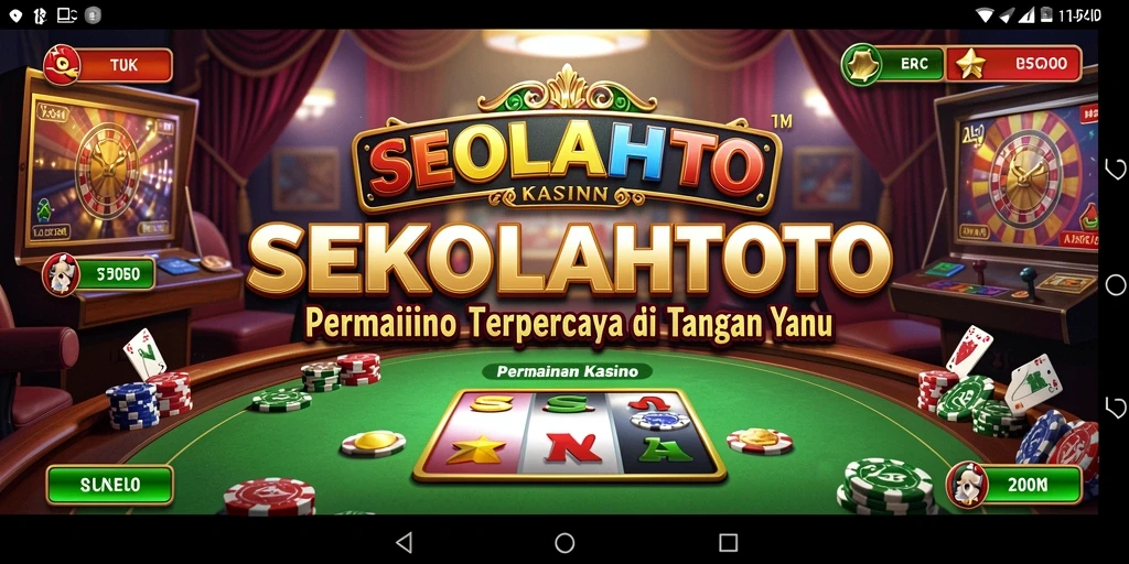 Tampilan gameplay menarik dari SEKOLAHTOTO yang menyajikan pengalaman kasino.