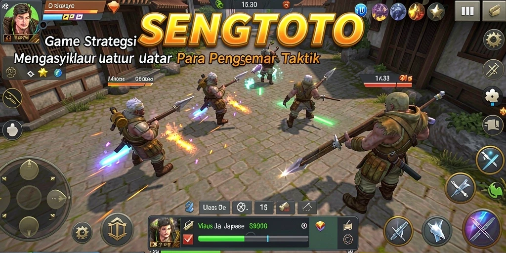 Screenshot gameplay SENGTOTO dengan strategi yang menegangkan.