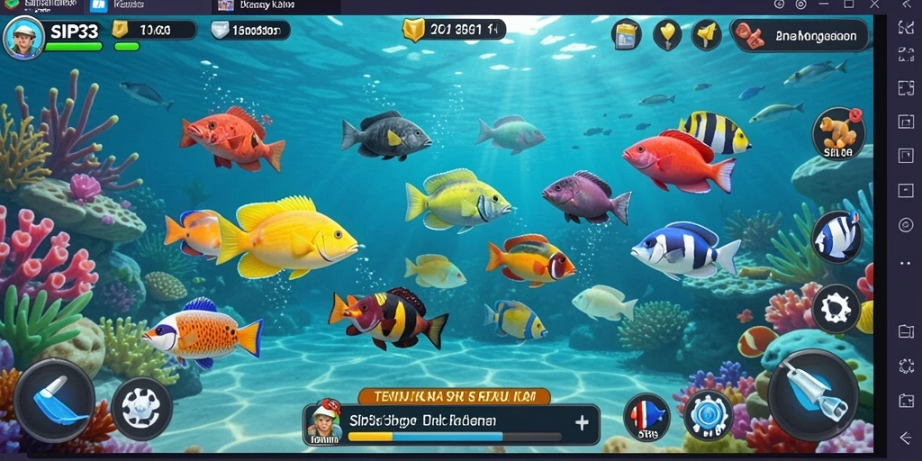 Tampilan gameplay SIP33 yang penuh warna dan seru.
