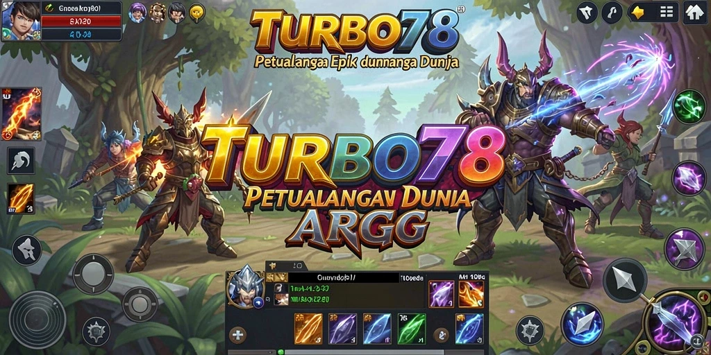 Screenshot gameplay menunjukkan aksi seru dalam <strong>TURBO78</strong> di dunia ARPG.