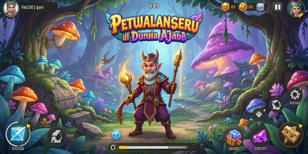 Tampilan menarik dari gameplay seru dalam V89.